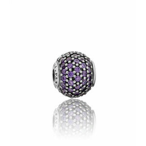 Authentic Pandora Essence Collection "Faith" Pave Silver Bead 796062ACZ